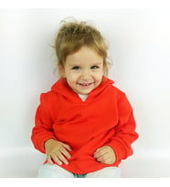 Çocuk Sweatshirt Kapüşonlu - Turuncu