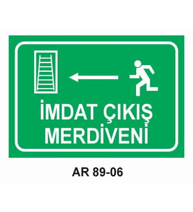 İŞ GÜVENLİĞİ UYARI LEVHASI 1 ADET PVC 21 X 29CM