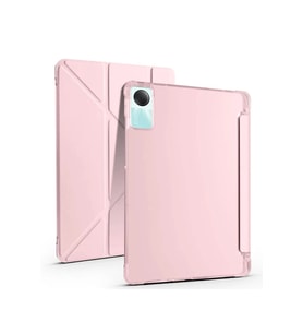 Newface Xiaomi Redmi Pad SE 4G Kılıf Kalemlikli Mars Tablet Kılıfı - Rose Gold