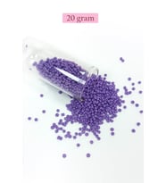 Dökme Cam Kum Boncuk (11/0) 2 mm - 20 Gram - Eflatun - BNC020