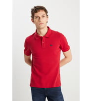 Erkek Regular Fit Polo T-shirt Red