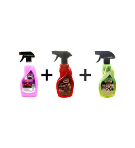 3'lü Set Hızlı Cila + Lastik Parlatıcı + Jant Temizleyici 500ml