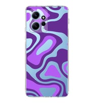 PrintiFy Xiaomi Redmi Note 12 4G Uyumlu Kamera Korumalı Renkli Desen Tasarımlı Şeffaf Kılıf
