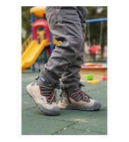 Marcokids 22671 F Gri-Krem Çocuk Bot (Koyu Gri - Krem)