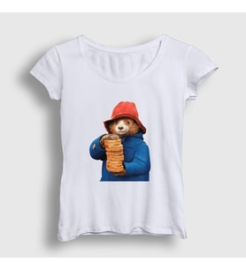 Presmono Kadın Beyaz Hat And Toast Paddington T-Shirt 538029tt