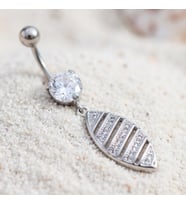 FerizZ 316L Çelik Zirkon Taşlı Piercing PRC-132