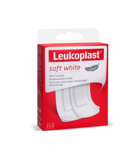 Leukoplast Soft White 19mX72 mm (12 adet), 38X72mm (8 adet) 20 Adet Yara bandı