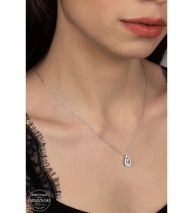 Union Swarovski Zirconia Kadın Kıvılcım Gümüş Kolye