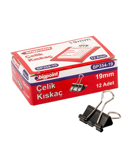 Bigpoint Çelik Kıskaç 19 mm x 12 Düzine