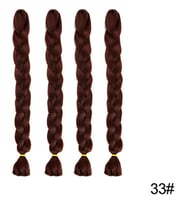 Afrika Örgüsü ve Rasta için Sentetik Saç 165 GR  KAHVE