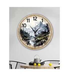 bilge Tasarım retro Duvar Saati 35 x 35 CM (Karışık)