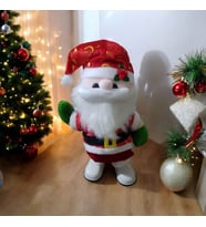 VIP KALİTE DANS EDEN HEDİYE ÇUVALLI NOEL BABA MÜZİKLİ NOEL BABA NOEL BABA YILBAŞI SÜSLERİ