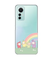 Xiaomi Mi 12 Lite Uyumlu Teletubbies Desenli Şeffaf Telefon Kılıfı