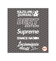 Oto Arka Cam Sticker Set Model 65 Beyaz 40*25 Cm