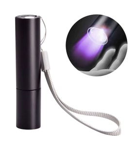 River World UV Mor Işık El Feneri USB ile Şarj Olan Oje Kurutucu