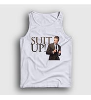 Presmono Unisex Beyaz Barney How I Met Your Mother Atlet 194719tt