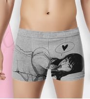 BK Gift Özel Tasarım Eğlenceli Erkek Boxer Serisi - Model 1