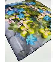 Fresh Soft Pamuk Eşarp - 05082 (Füme - Lacivert)
