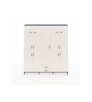 Arges Gardrop 10 Raflı 2 Çekmeceli 4 Askılı 220x30x243 Antrasit-Aytaşı
