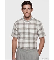 LCWAIKIKI Classic Yeşil Regular Fit Ekose Poplin Erkek Gömlek
