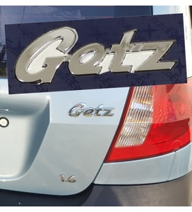 Hyundai GETZ Yazısı ( Getz Arka Bagaj Yazısı)
