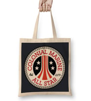 Colonial Marine Alien All Star Converse Logo Bez Çanta Uzun Saplı