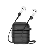 Baseus Airpods İçin Strap Kulaklık Askısı+ Silikon Kılıf-(5775) — Renk: Kırmızı