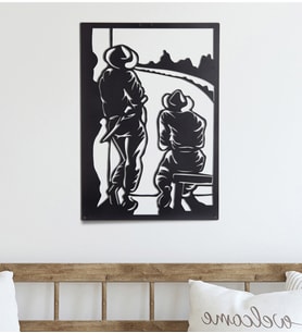 Gowpenart Iki Adam Ev&Ofis Metal Duvar Tablosu- 34x49 Cm