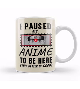 Sarcasm Funny Anime And Manga Otaku Lover Gift Kupa Bardak Porselen