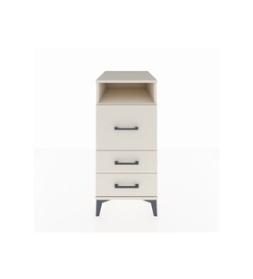 Kronos Komodin Tek Raflı 3 Çekmeceli 44x59x96 Aytaşı-Aytaşı