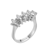 Bella Gloria 0.75ct Pırlanta Beştaş Alyans (AL15017)