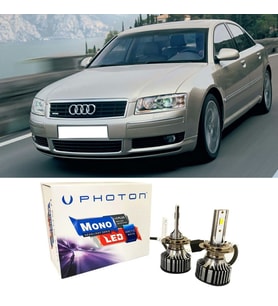 Audi A8 D3 Led Xenon Uzun Far Ampulü H7 Mono Yeni Seri Beyaz 2002-2009