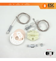 Opel Astra H A04 2004-2014 4/5 Kapı 13100423 İçin Arka Sol Cam Kriko Tamir Seti