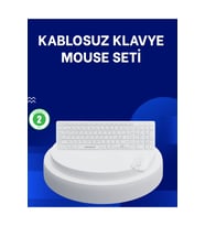 Ofis ve Ev Kullanımı İçin Kablosuz Klavye Fare Seti - Ergonomik ve Pratik