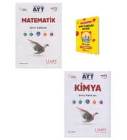 Limit AYT Matematik ve Kimya Soru Bankası + Planlama Defteri