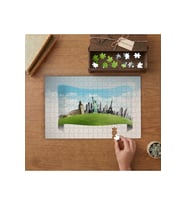 Gezi -Tur - Rehber - Paris Tasarımı 240 parça Ahşap Puzzle Ahşap Kutuda MP00421