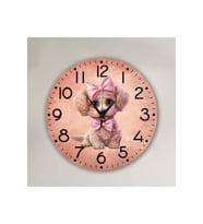 bilge Tasarım çocuk odası Duvar Saati 30 x 30 CM (Çok Renkli)