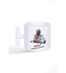 Terry Loves Yogurt Brooklyn Nine Nine Baskılı T Kulplu Latte Fincan Kupa Bardak