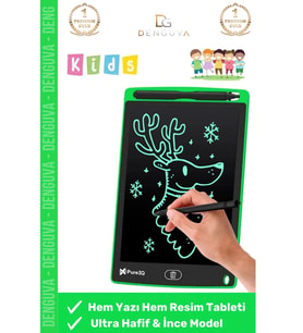 #DijitalÇizimTableti LCD Grafik Çizim Not Yazma Dijital Çocuk Yazı Tahtası Hafif Taşınabilir Model R
