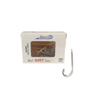 İğnesan 0307 Serisi Nikel Çapraz 100lü Paket Olta İğnesi