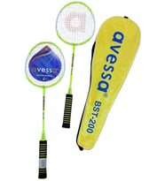Avessa Bst-200Y Badmington Raket Set Yeşil (Sarı)