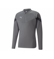 Puma Teamfinal Training 1/4 Zip Top Erkek Futbol Antrenman Ceketi 65737513 Gri