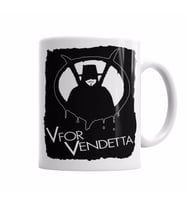 V For Vendetta Kupa Bardak Porselen