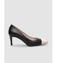%100 Hakiki Deri Siyah Kadın Stiletto