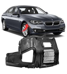 Bmw 5 Serisi F10+LCİ Çamurluk Davlumbazı Ön Sağ 51717186728