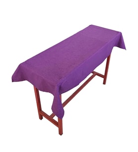 Sıra Örtüsü Pamuklu Lila (40 X 120 cm Ölçülerindeki Sıralar İçin)
