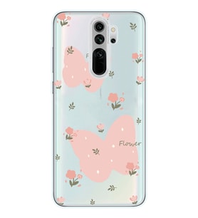 Xiaomi Redmi Note 8 PRO Uyumlu Kelebek Tasarımlı Şeffaf Telefon Kılıfı