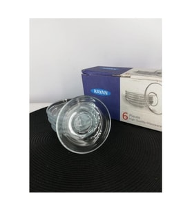 Rayan TechnaGalss Çay Tabağı 6 Lı Cam SAU-10 T.G-2022 AB004 0701