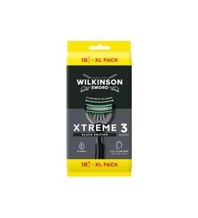 Wilkinson Sword Xtreme 3 Black Erkek Tıraş Bıçağı XL-10 Adet