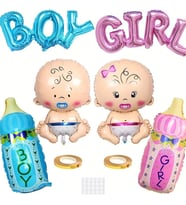 GIRL BOY BEBEK FOLYO CİNSİYET BELİRLRME BALON SET